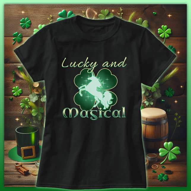 Lucky and Magical Clover T-Shirt (Creator Uploaded)