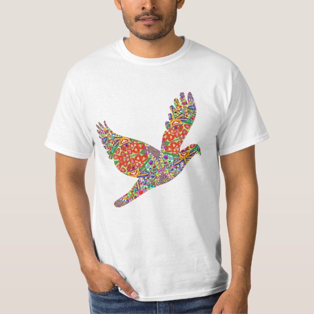 LUCKY Angel Bird T-Shirt (Front)
