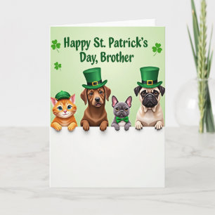 Lucky Animal Friends Greeting Card