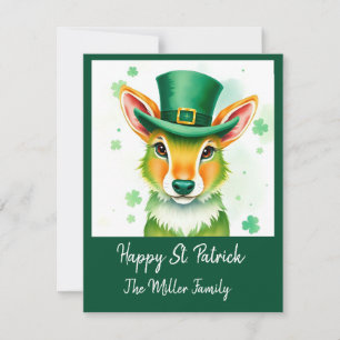 Lucky Animals in Disguise - St. Patrick’s Day Fun Holiday Card