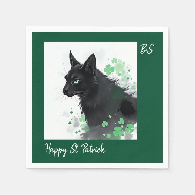 Lucky Animals in Disguise - St. Patrick’s Day Fun Napkin (Front)