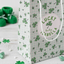 Lucky Baby Pink and Green St Paddys 