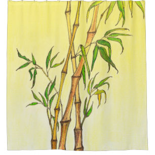 Lucky Bamboo 1 Shower Curtain