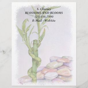 LUCKY BAMBOO CUSTOMIZABLE LETTERHEAD TEMPLATE
