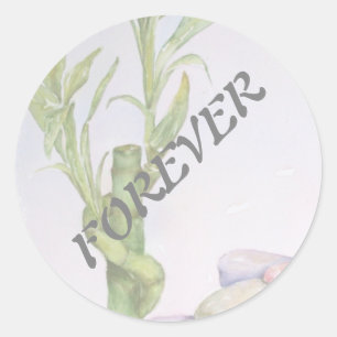 LUCKY BAMBOO WEDDING STICKERS