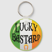 Lucky Bastard Key Chain