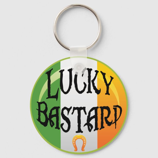 Lucky Bastard Key Chain (Front)