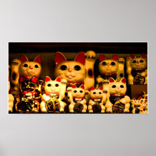 Lucky Beconing Kitty Poster