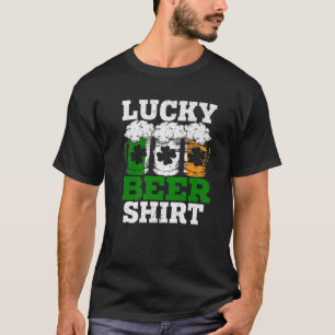 Lucky Beer Saint Patrick's Day Shenanigan Beer T-Shirt