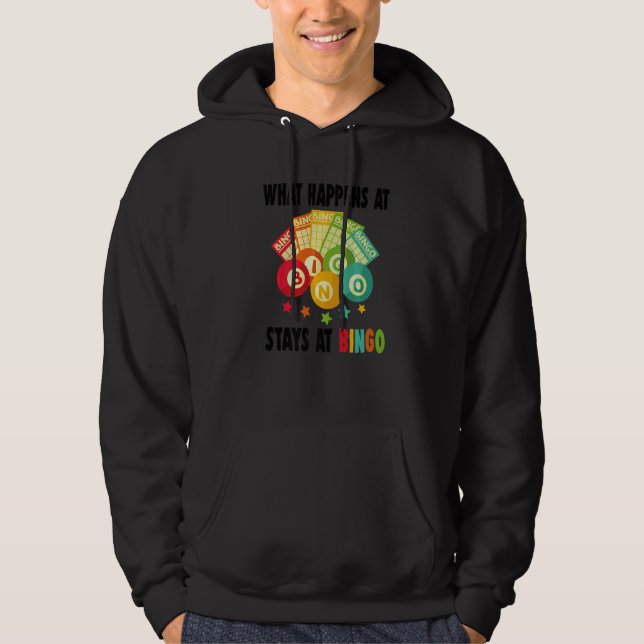 Lucky Bingo Charms  Women Men Lucky Bingo Hoodie (Front)