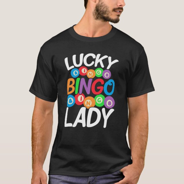 Lucky Bingo Lady T-Shirt (Front)
