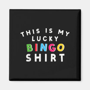 Lucky Bingo Player  Magnet