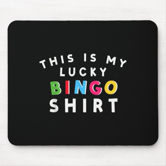 Lucky Bingo Player  Mouse Mat (Front)
