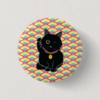 Lucky Black Cat Zelda Button