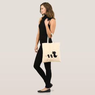 Lucky Black Cats Tote Bag