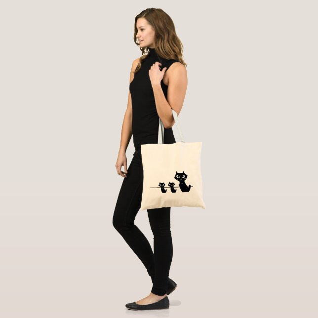Lucky Black Cats  Tote Bag (Front (Model))