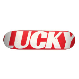 Lucky Skateboard Decks | Zazzle.co.uk