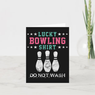 Lucky Bowling Gift For Women Wife Mum Or Girls Card