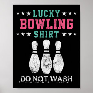 Lucky Bowling Gift For Women Wife Mum Or Girls Poster