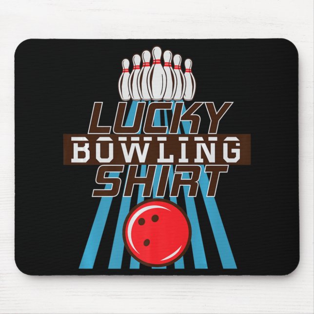 Lucky Bowling  Mouse Mat (Front)