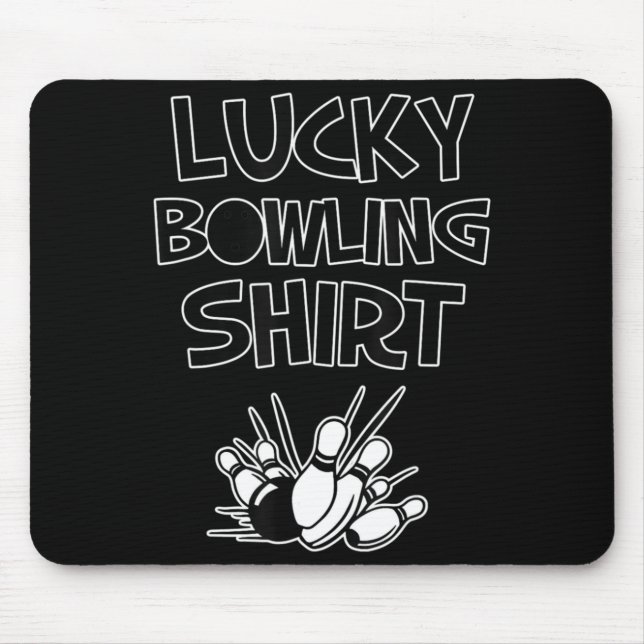 Lucky Bowling   Mouse Mat (Front)