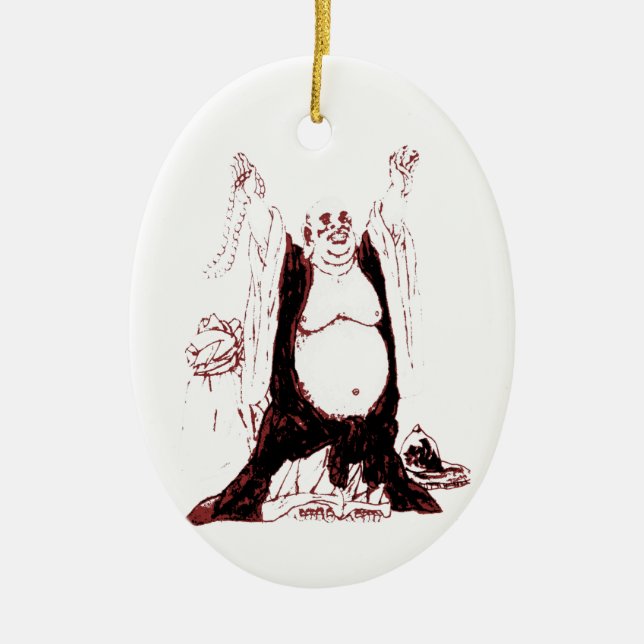 Lucky Buddha Ornament (Front)