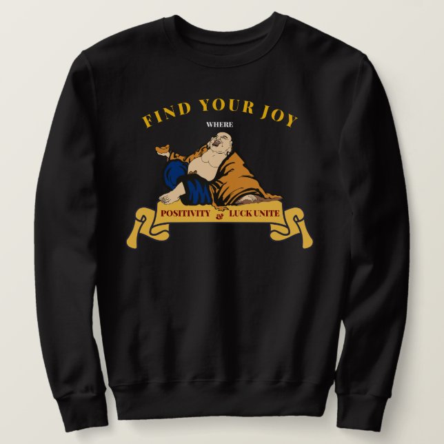 Lucky Buddha Sweatshirt (Design Front)