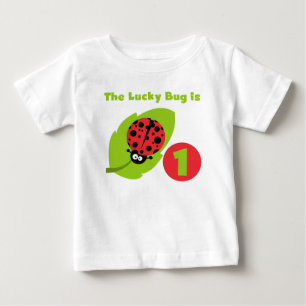 Lucky  Bug 1st Birthday T-shirts and Gifts
