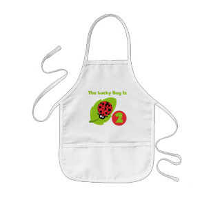 Lucky Bug 2nd Birthday T-shirts and Gifts Kids Apron