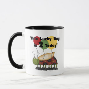 Lucky Bug 2nd Birthday T-shirts and Gifts Mug