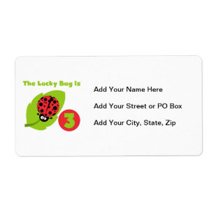 Lucky Bug 3rd Birthday T shirts and Gifts