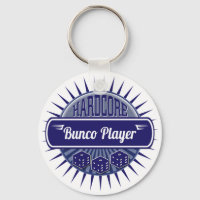 Lucky Bunco Dice Blue Vintage Retro Party Game
