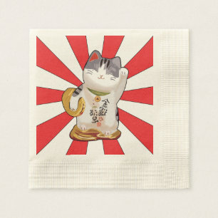 Lucky Cat B Napkin