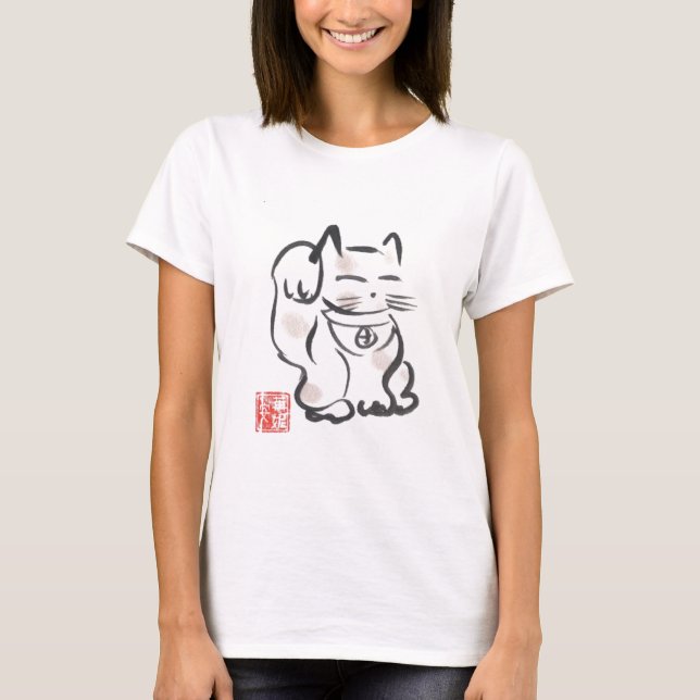 Lucky Cat Baby Tee (Front)