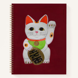 Lucky Cat Feng Shui Notebook Planner