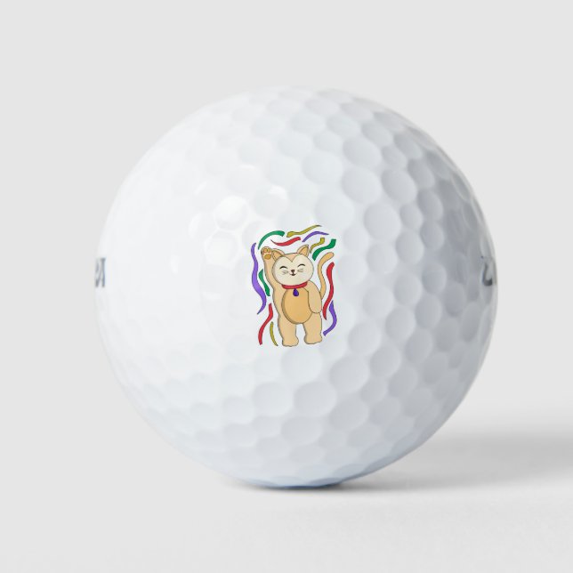 Lucky Cat Golf Balls (Front)