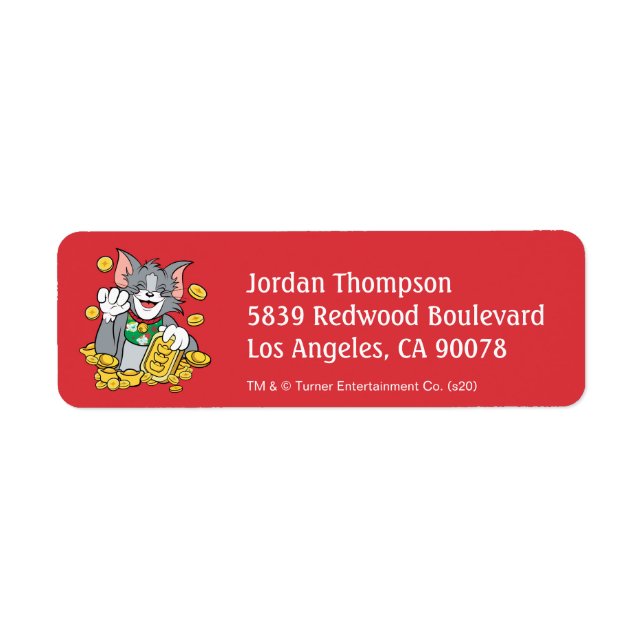 Lucky Cat Jerry With Gold Sycees (Front)