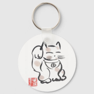 Lucky Cat Keychain