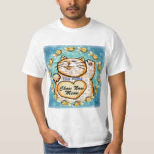 Lucky Cat Meow  T-Shirt