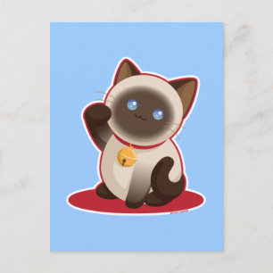 Lucky Cat Postcard