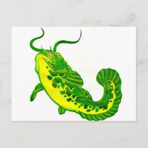 Lucky Catfish Postcard