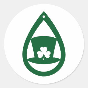 Lucky – Celebrate St. Patrick’s Day with Style Classic Round Sticker