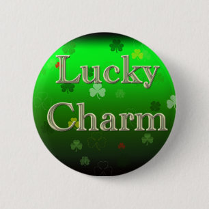 Lucky Charm 6 Cm Round Badge