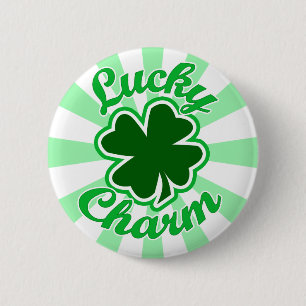 Lucky Charm 6 Cm Round Badge