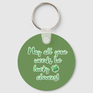 Lucky Charm Blessing for Garden Key Ring