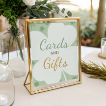 Lucky Charm Cards and Gifts Sign