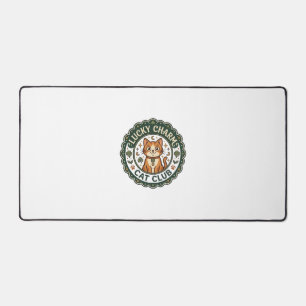 Lucky Charm Cat POD Vector Art - Lucky Charm Cat C Desk Mat