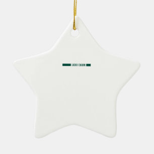 Lucky charm ceramic tree decoration