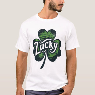 Lucky Charm Clover St Patrick's Day T-Shirt