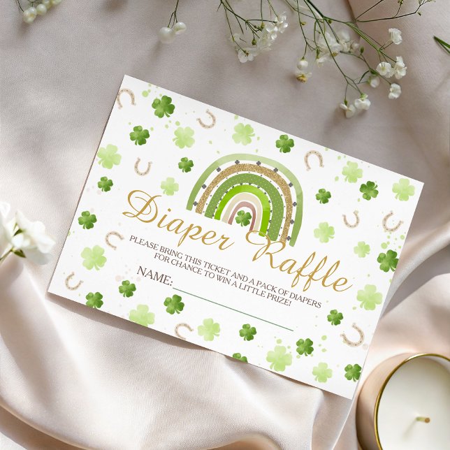 Lucky Charm Diaper Raffle Card (Creator Uploaded)